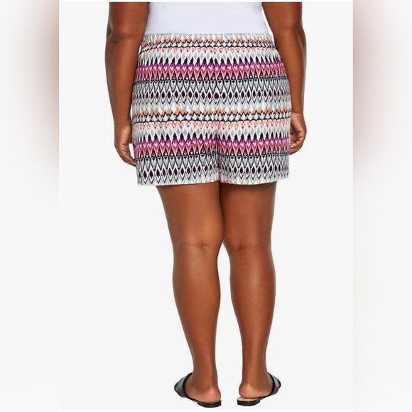 NWT Wildfox Women's Colorful Bohemian Lightweight Casual Shorts Size XXL 20-22 - Picture 4 of 16
